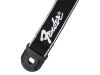 FENDER Quick Grip Locking End Strap, Black with White Running Logo, 2 | Popruhy - 02