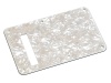 FENDER Backplate, Stratocaster, Aged White Moto, 4-Ply | Pickguard - 01