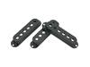 FENDER pickup covers, black Strat kryty snímačů | Snímače - 04