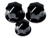 Fender Pure Vintage '60s Jazz Bass Knobs Black | Ostatní - 01