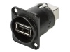 NEUTRIK NAUSB-W-B | USB - panelové - 01