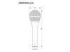 Audix OM7 profesionální dynamický mikrofon pro zpěv | Dynamické zpěvové mikrofony - 05