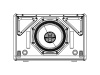 Nexo P8 flange dispersion adapter 110° x 60° | P+ series příslušentví - 01