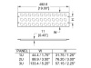 Penn Elcom R1269/1UK/16 - panel pro 16x konektor 1U | Panely pro konektory - 02
