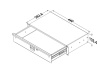 Penn Elcom R1293k/10 - šuplík 3U s hloubkou 260mm | Zásuvky - 02