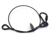 Ultralite lanko s karabinou 4mm, 60cm, 30kg černé | Ultralite - 01