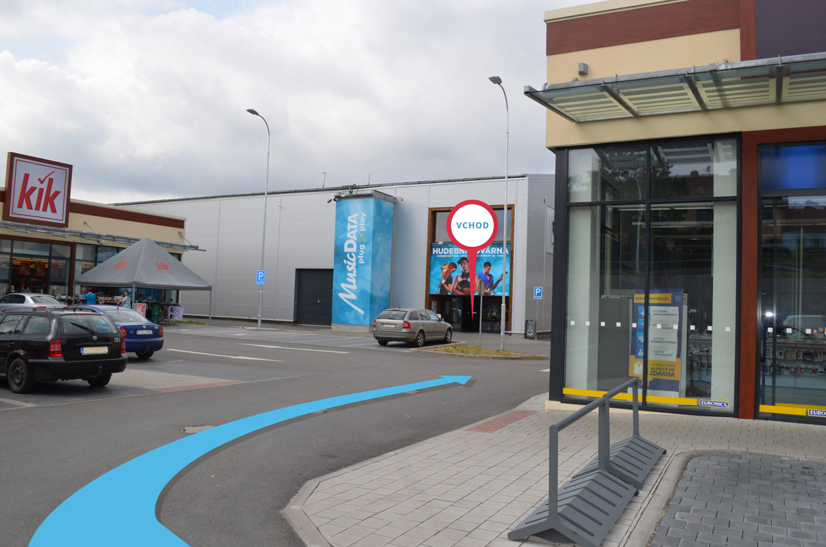 Vchod do prodejny